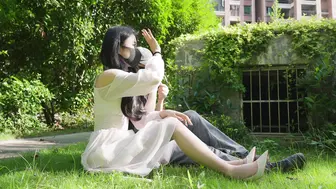 《蹂躏绿我的女友》驷马+耳光+蛋蛋强羔2次+强制捆绑+并腿