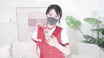 【圣诞专属】圣诞空姐风骚姨妈圣诞节菜菜姨妈的肉体 调教时刻