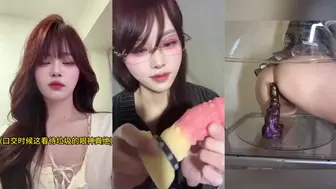 【这种看待垃圾一样的眼神真的夯爆了啊！】 口交的时候盯着屏幕翻白眼，太顶级了，高价自购的情趣玩具测评博主， 偶尔还接点线下，长相特别御姐女S，附玩具测评生活照！